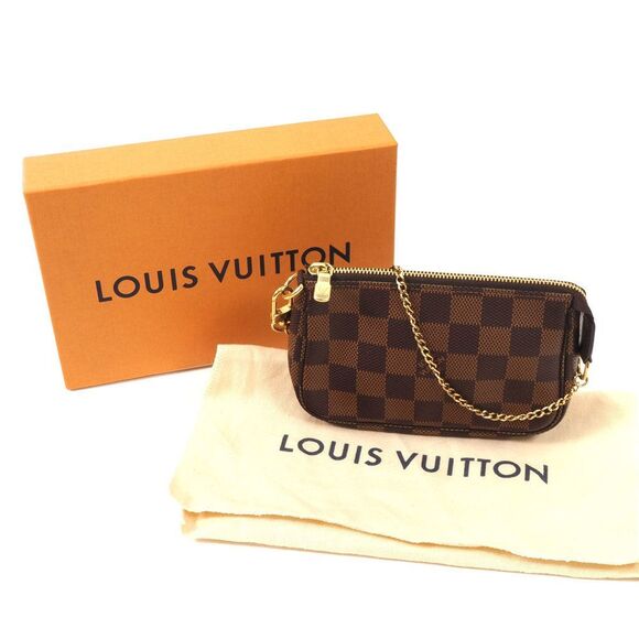 Louis Vuitton Mini Pochette Damier Ebene Accessory Pouch - Picture 8 of 8